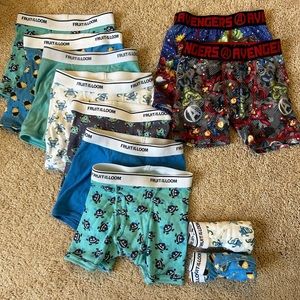 17 pair 4/5T boys boxer brief lot